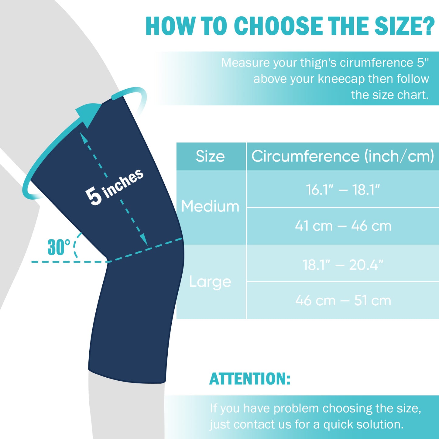 Knee Brace with Patella Gel (Updated) for Women&Men, Blue