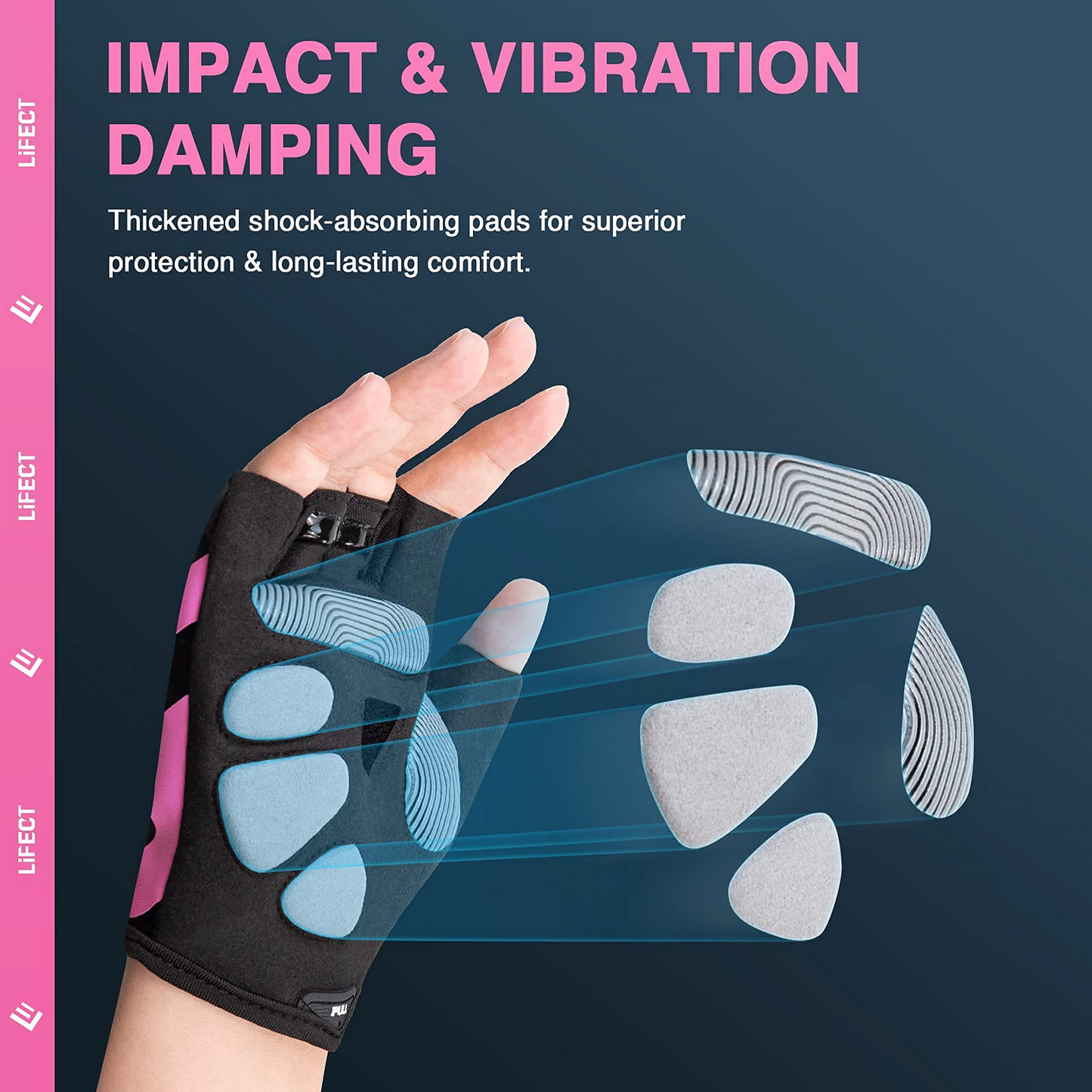 Professional Padded Exercise Cycling Gloves for Men & Women