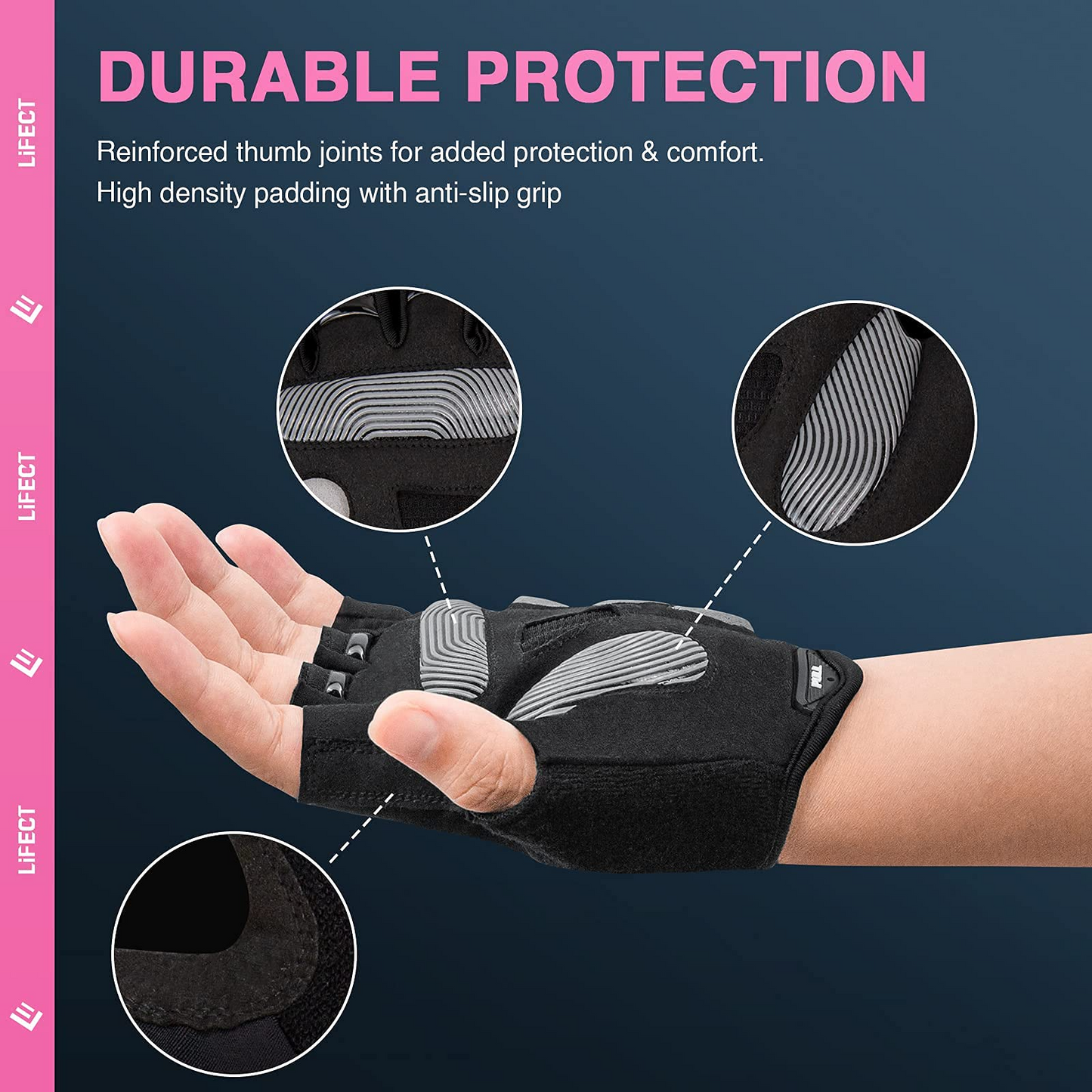 Professional Padded Exercise Cycling Gloves for Men & Women