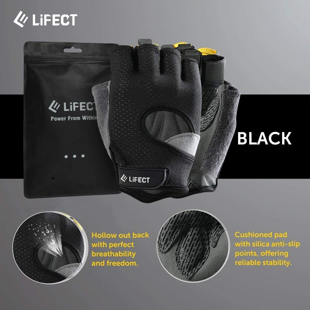 LIFECT Freedom Workout Gloves for Women and Men