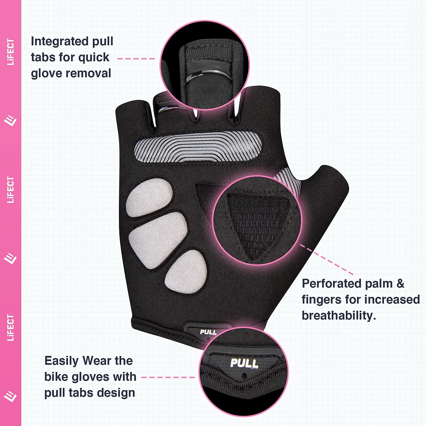 Professional Padded Exercise Cycling Gloves for Men & Women