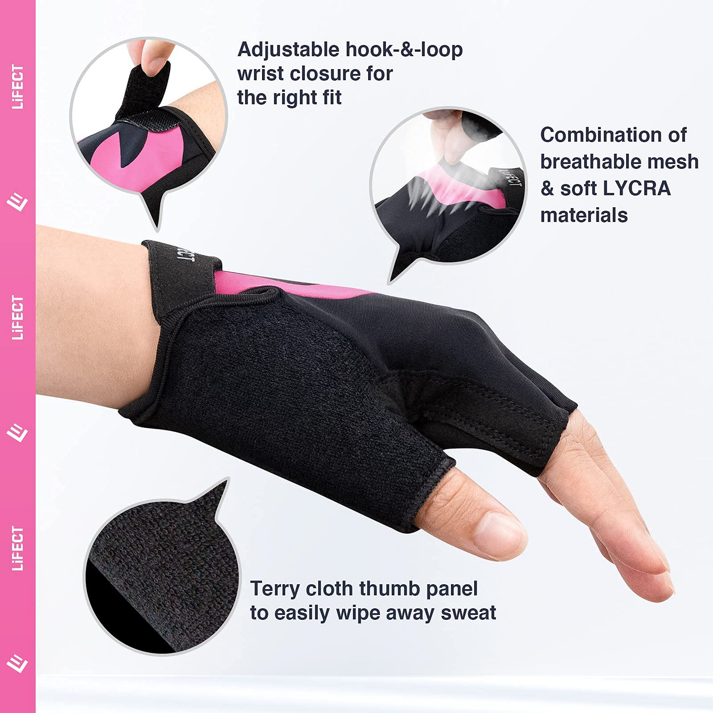 Professional Padded Exercise Cycling Gloves for Men & Women