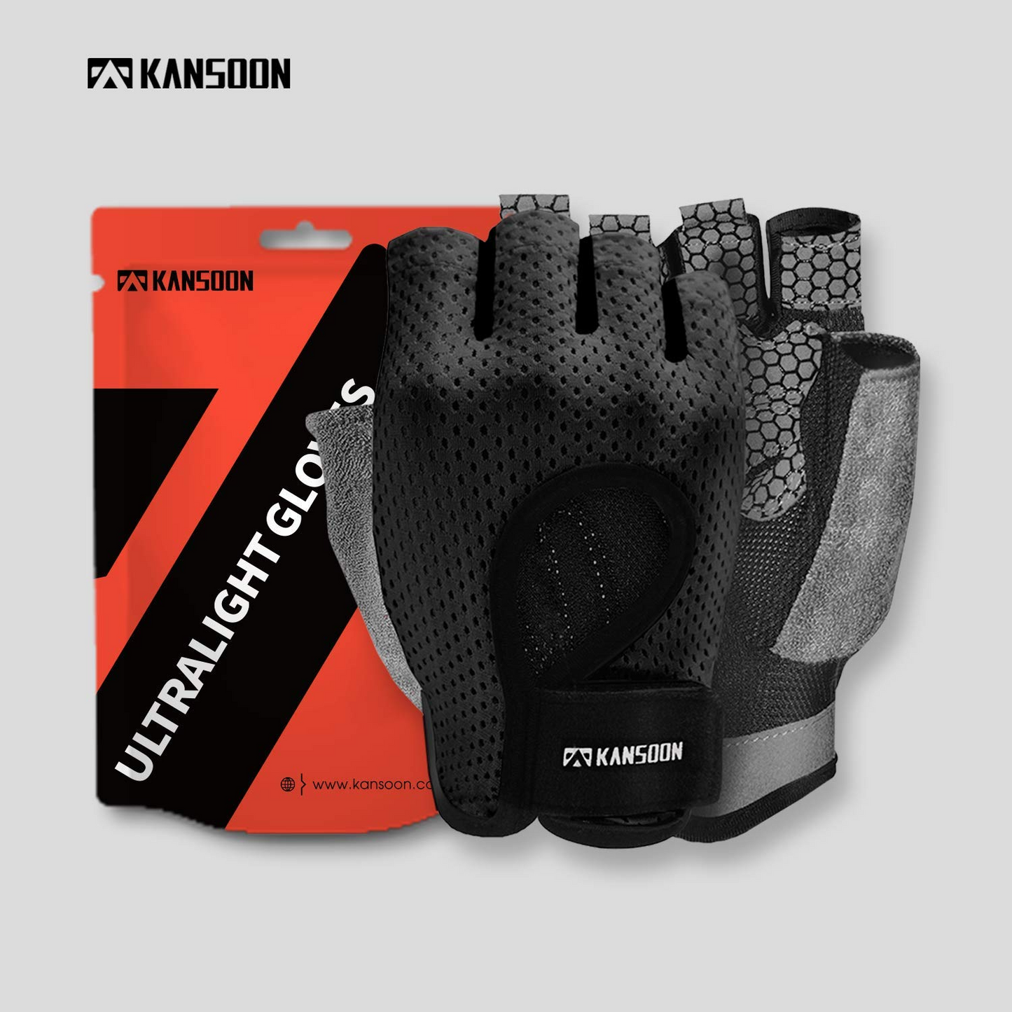 KANSOON Essential Breathable Workout Gloves for Women and Men