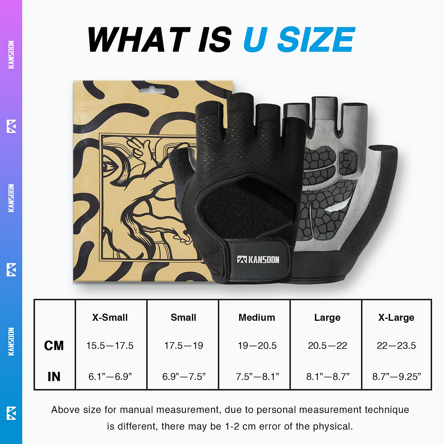 KANSOON Ecotechnology Workout Gloves for Men & Women